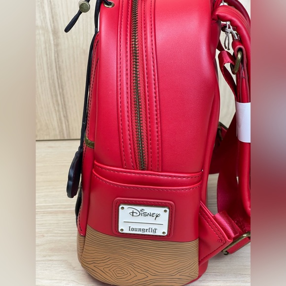 Loungefly Disney Pinocchio Moving Marionette Mini Backpack Red main image 5